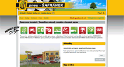Desktop Screenshot of pneusafranek.cz